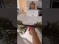 DIY holiday swag ✨#diy #homedecor #christmas #fypシ