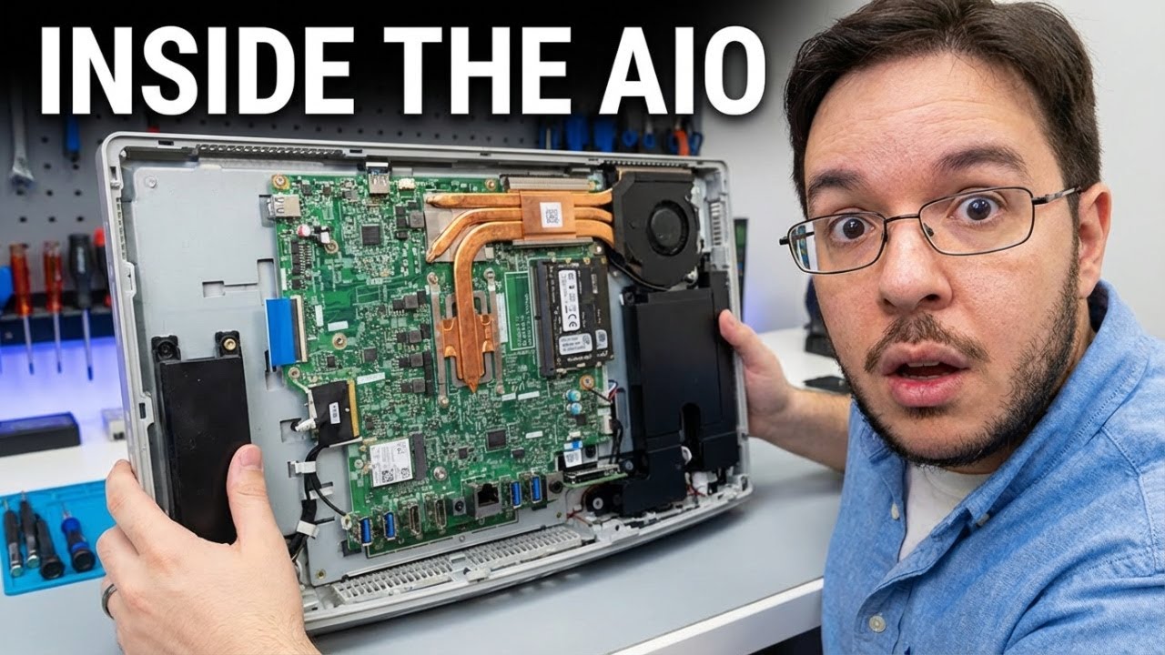 Breaking Down an AIO PC - Component by Component - YouTube