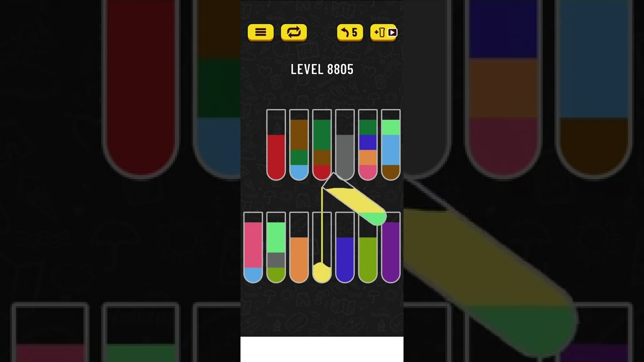 water sort puzzle level 8805