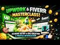 Upwork and fiverrr Master Class full detaild toutorial complet GIG Creation ot Proposal Send