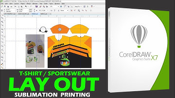 HOW TO LAY OUT JERSEY / TSHIRT DESIGN & LOGO IN COREL DRAW FOR FULL SUBLIMATION PRINTING [RVP]