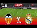 🔴LIVE : Valencia vs Real madrid - La Liga 2025/26 | Pes 21 Simulation Gameplay