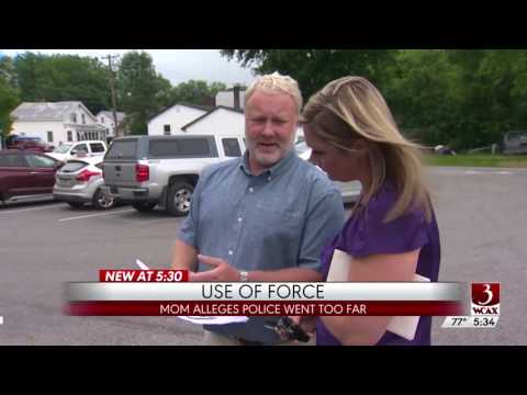 Police brutality. St. Albans Vermont