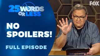 No Spoilers! | 25 Words or Less Game Show - Full Episode: Tiya Sircar vs Andy Richter (S4, Ep 104)