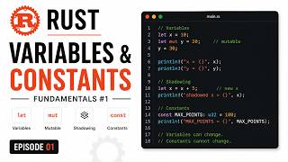 Rust Variables & Constants Explained | Rust Fundamentals #1
