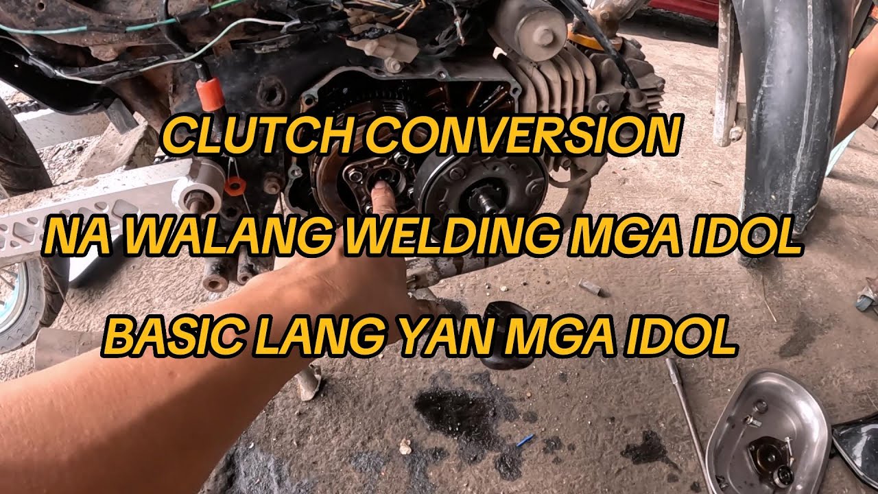 WAVE 100 CLUTCH CONVERSION NO WELDING MGA IDOL