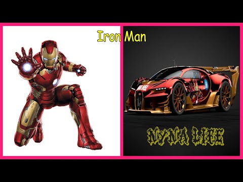 Superheroes Characters As Cars 👉 @NynaLife
