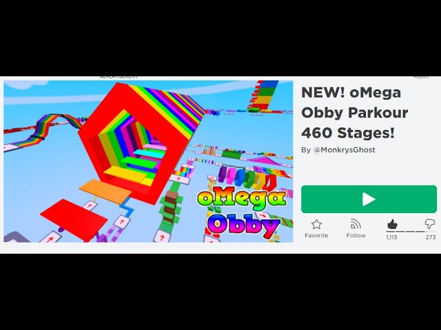 Obby Parkour 🌟 - Roblox