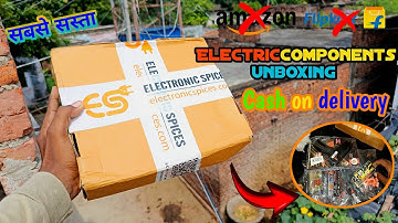 Electronicspices component unboxing ||  sabse Sasta electric component unboxing | #Electronicspices