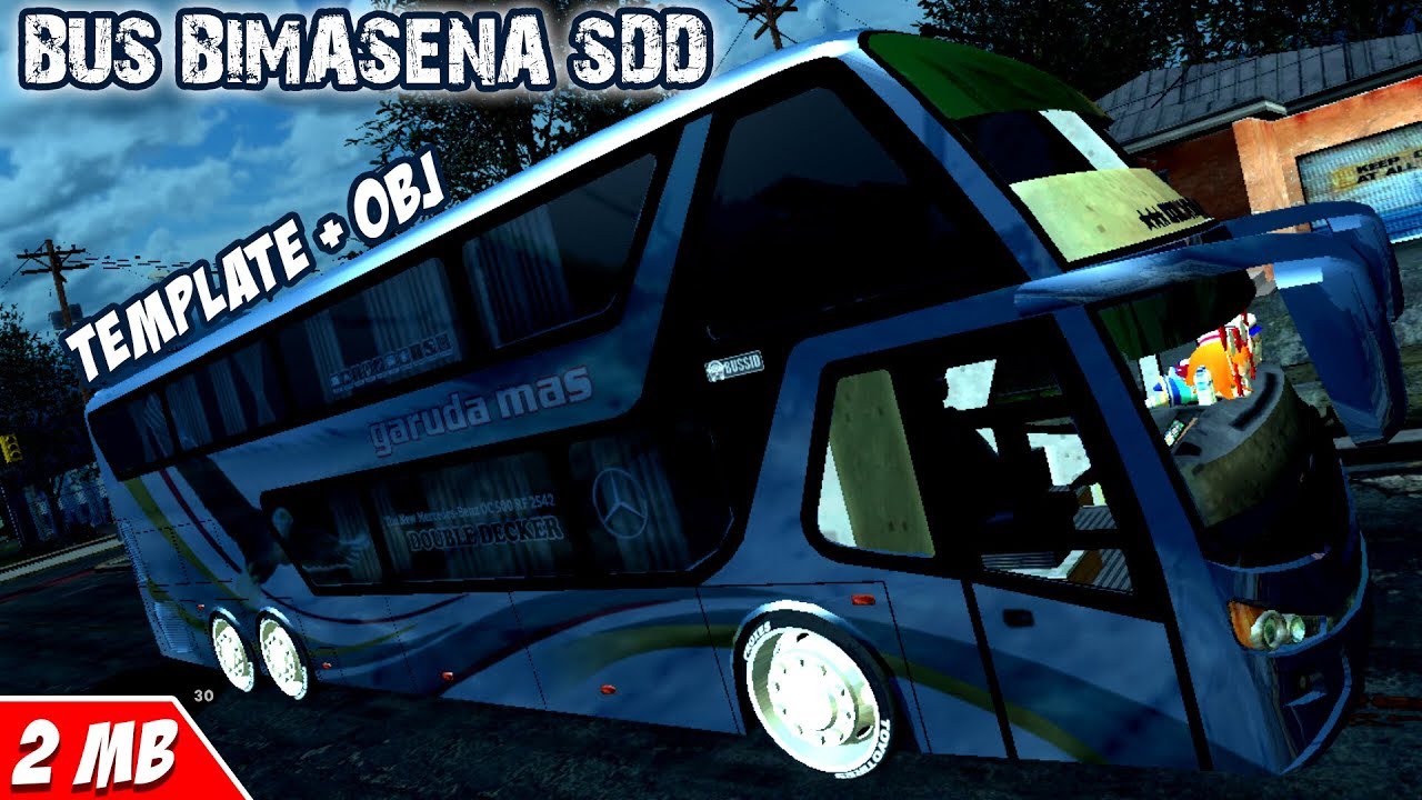 Bus Bimasena Sdd Template Obj Gta Sa Android Youtube