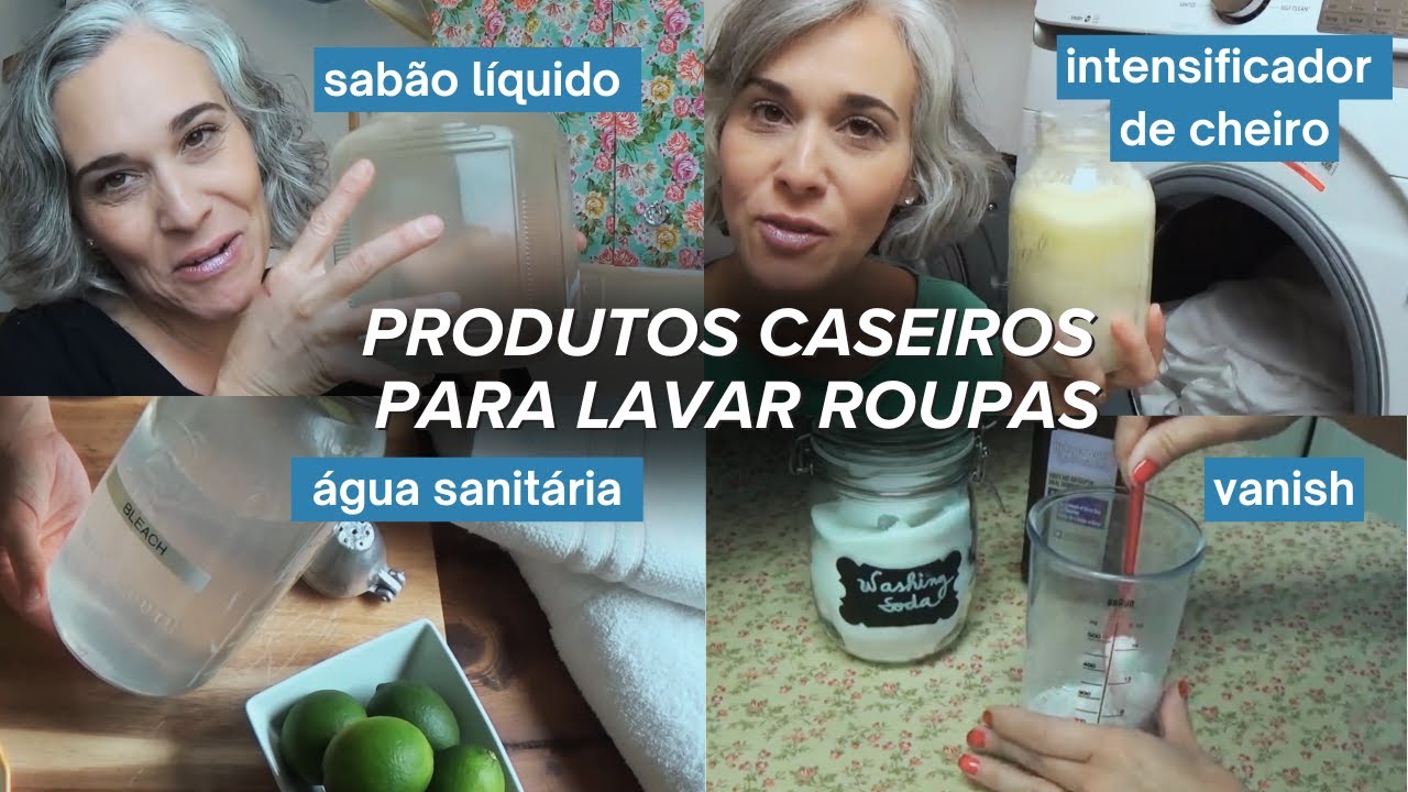 COMO FAZER SABÃO LIQUÍDO, ÁGUA SANITÁRIA, VANISH E INTENSIFICADOR DE CHEIRO. TUDO CASEIRO E NATURAL🍃