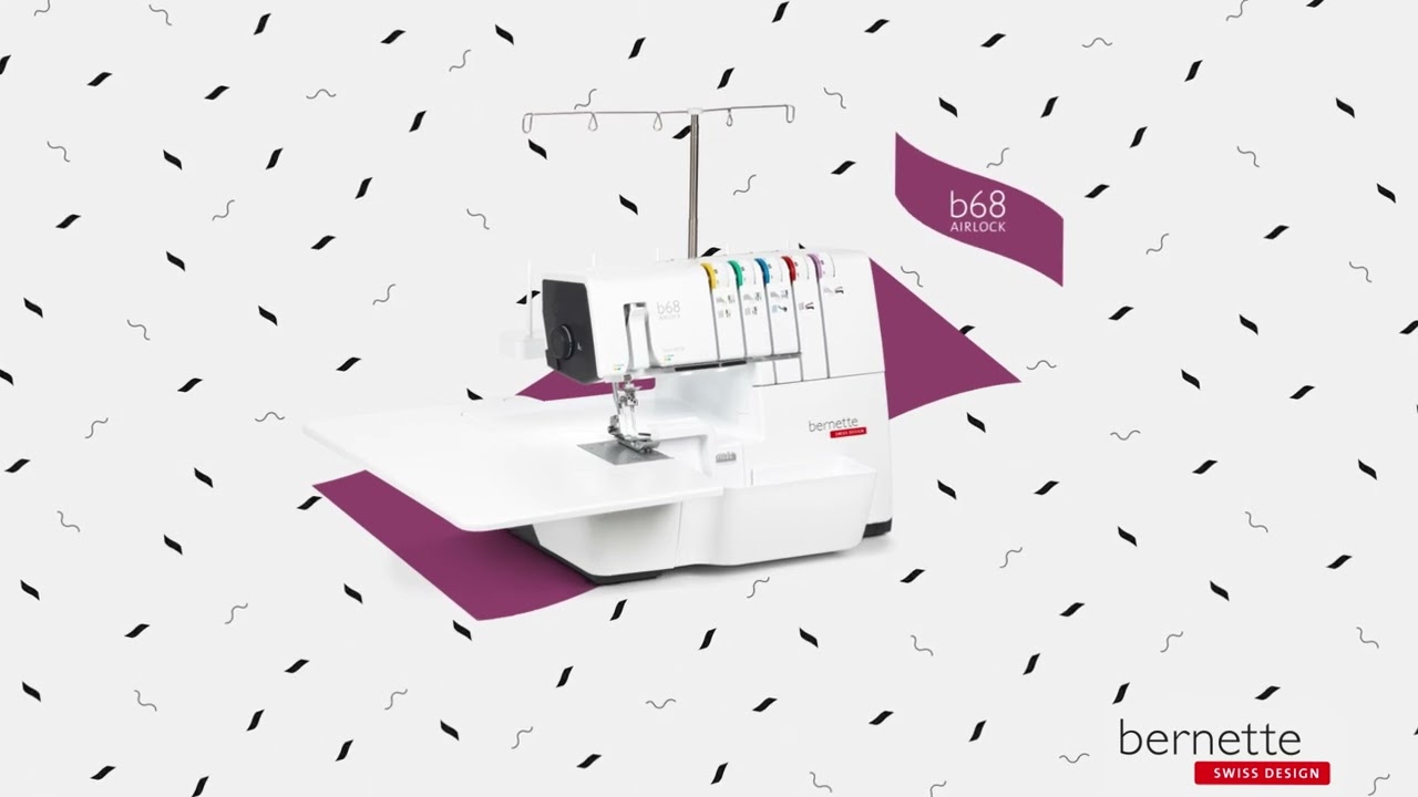 Meet the bernette 68: Air Threading Overlock & Coverstitch Combo Machine