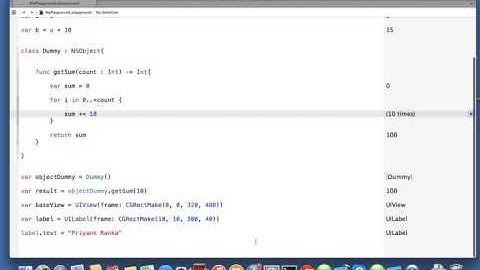 iOS Swift plyaground playing with views | Nimap Infotech - Tutorial 115
