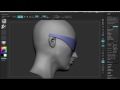 zbrush safety glasses base mesh 01