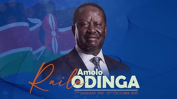 LIVE: State Funeral of the Late Rt. Hon. Raila Amolo Odinga | Kenya Bids Farewell to a National Icon