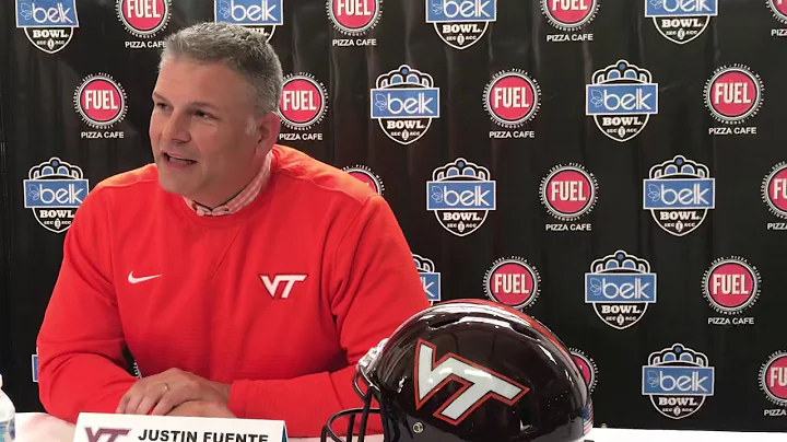 Justin Fuente at Belk Bowl Media Day