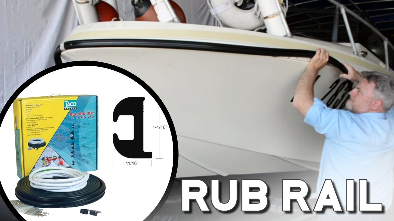 Aluminum Rub Rail for Boats, Trailers, & More- 1-1/4