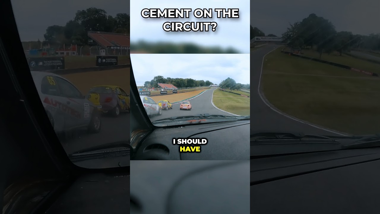 CEMENT ON THE CIRCUIT 👷 #brandshatch #racing #racer #carrace #racecar