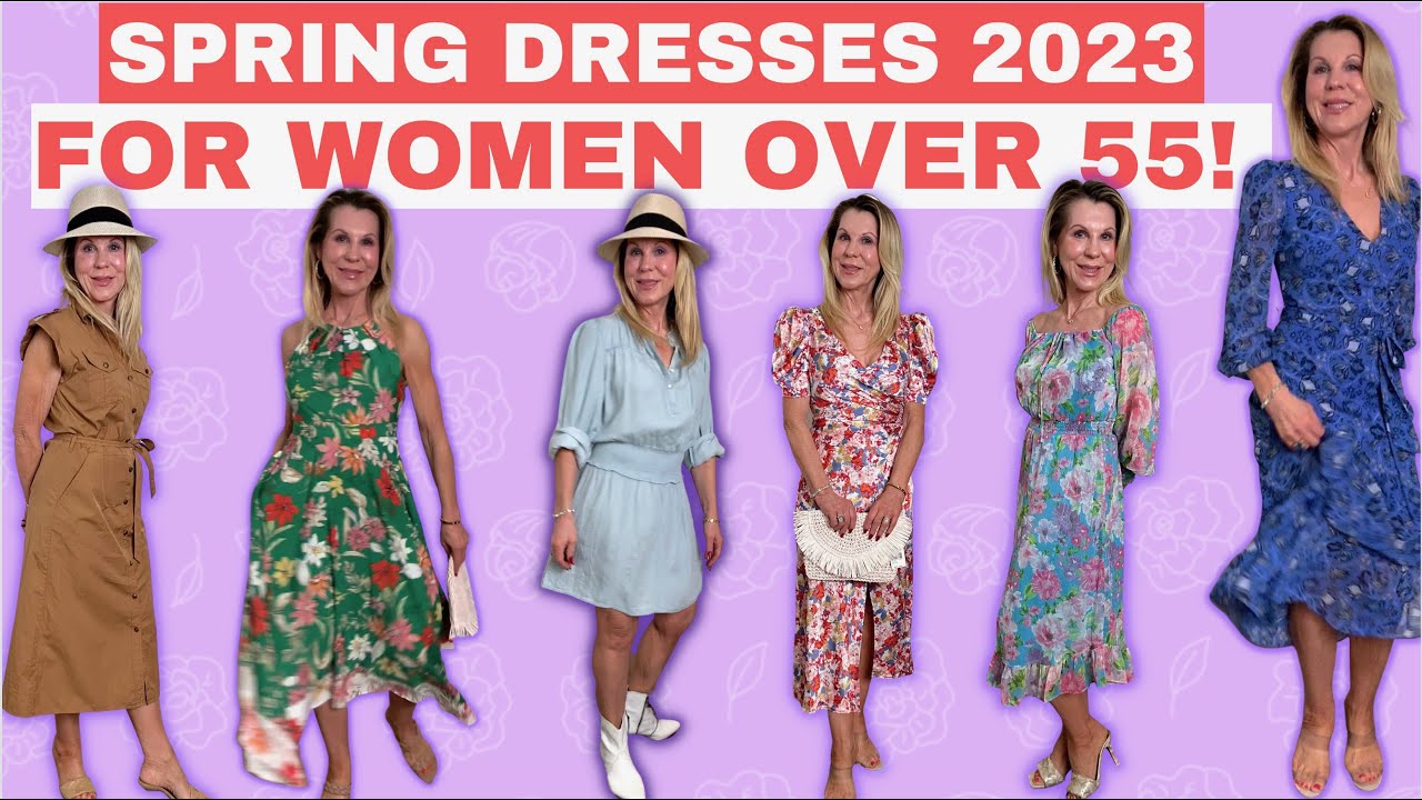 Spring dresses for every occasion! Classy and elegant looks for women over 50 and 60!