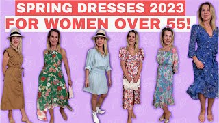Spring dresses for every occasion Classy and elegant looks for women over 50 and 60