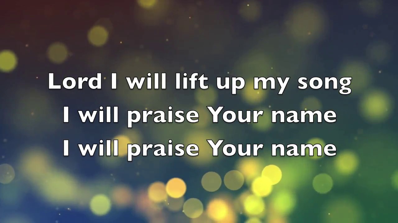 I Will Praise Your Name Lyric Video Youtube I praise your tenderness and your skin, and i praise your pure uncorruptible pain. i will praise your name lyric video