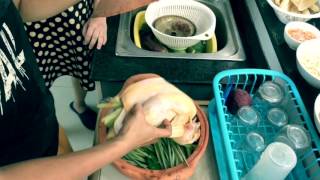 Gà Hấp Muối Sả