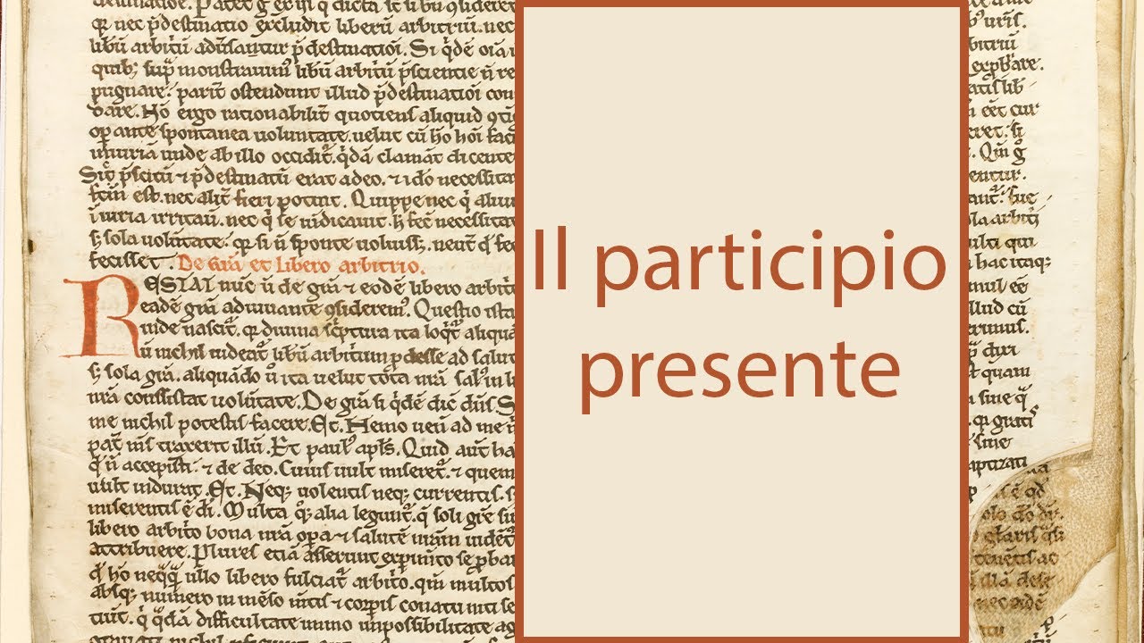 Il participio presente latino e come tradurlo correttamente - YouTube