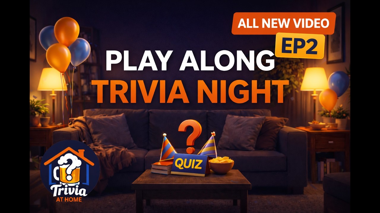 Play Along Pub Quiz 🏠🍻 | 7 Rounds • 56 Questions • Trivia at Home (ep2)