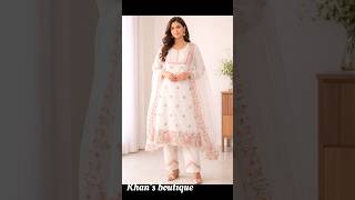 🌸 Latest Designer Suit Detailing | Beautiful Neck &amp; Lace Tutorial | #dress #suit #shorts #ytshorts
