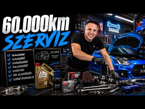 EZEKET CSERÉLD 60.000KMNÉL EGY SUZUKIN /// ZC33S SwiftSport