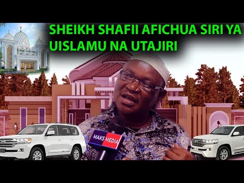 FINALLY SHEIKH SHAFII REVEALS WHAT IS HIDDEN ABOUT ISLAM AND WEALTH AND ITS SECRETS TODAY I WILL 