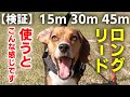 【犬用リード選び】長いロングリードの距離感はこんな感じ！限界は何m？