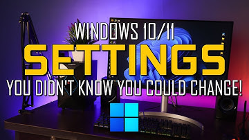 10 Windows Settings You Didn
