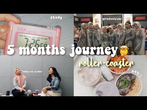 5 months roller-coaster | last day in high school, graduation, study for college entrance exam🤯