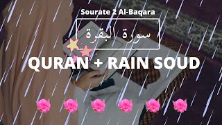 Quran Kareem 4K Video Beautiful recitation of Surah Al-Baqarah البقرة accompanied by  sound of rain. screenshot 5