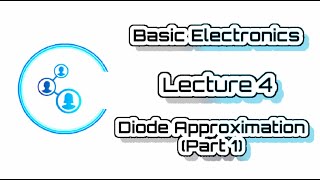 Engg Electronics module 1| Lecture 4 Diode Approximation Part 1