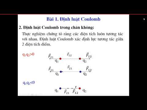 Giáo Trình Vật Lý Đại Cương 2 - Bai 1 Định luật coulomb  ( vật lý đại cương 2)