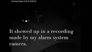 Alieneny In My Driveway Security Camera Footage