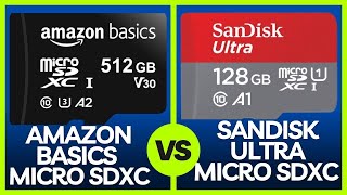 Amazon Basics Micro SDXC VS SanDisk Ultra Micro SDXC - Which Memory Card is Better?