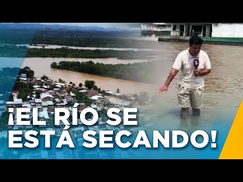 Agua baja drásticamente