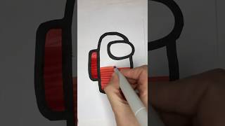 Among Us Coloring Pages - How to Draw Among Us