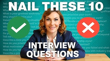 10 Common Job Interview Questions and Answers