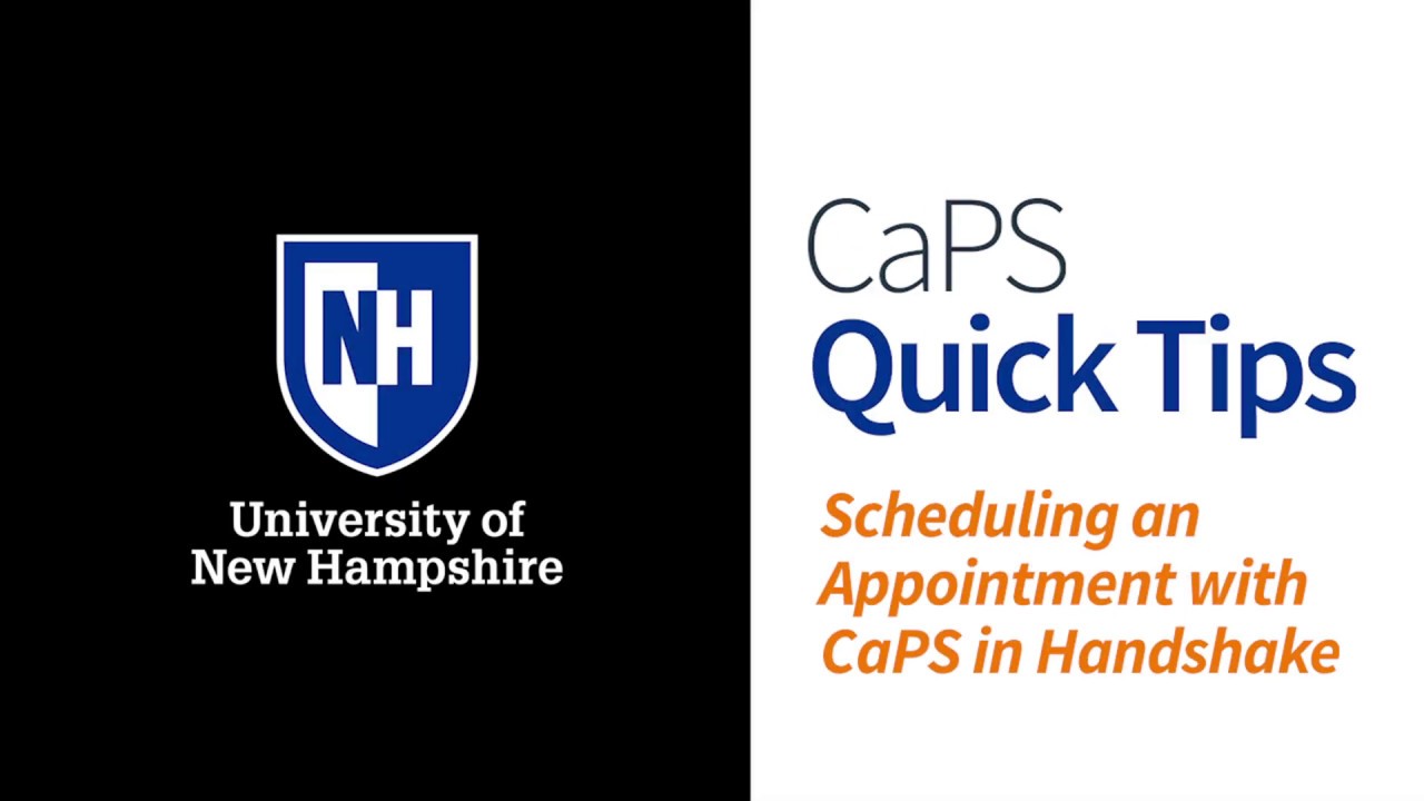CaPS Quick Tip How to Schedule a Career Counseling Appointment Via