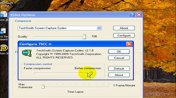 Camstudio best settings