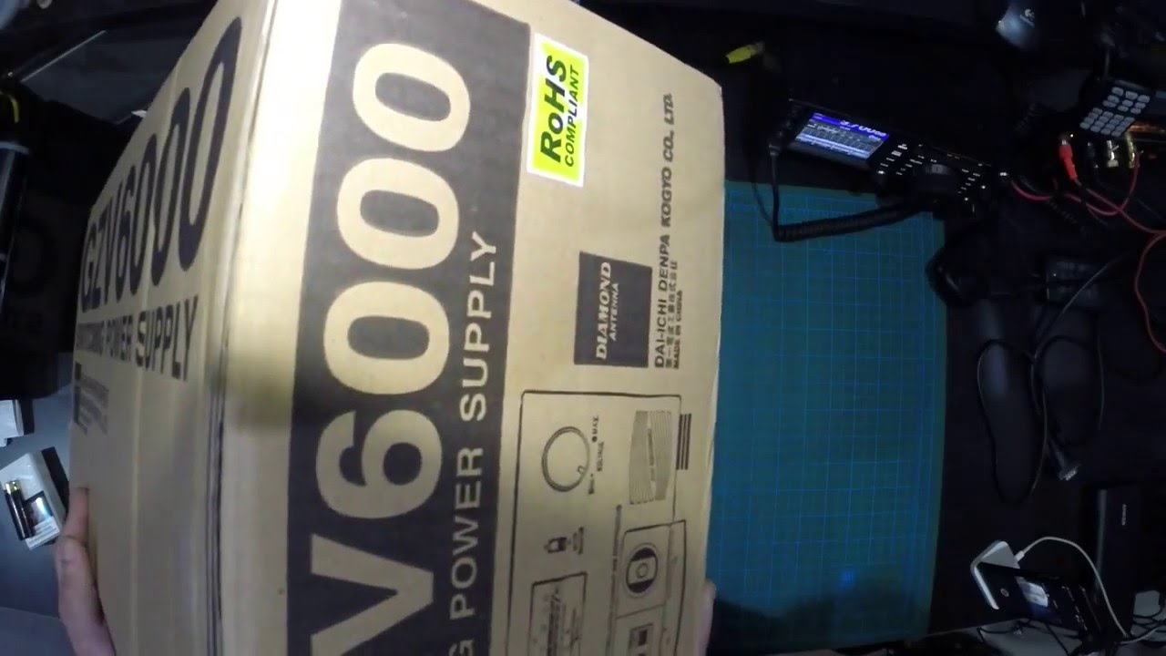 Unboxing Diamond Power Supply 60 amp GZV6000 YouTube