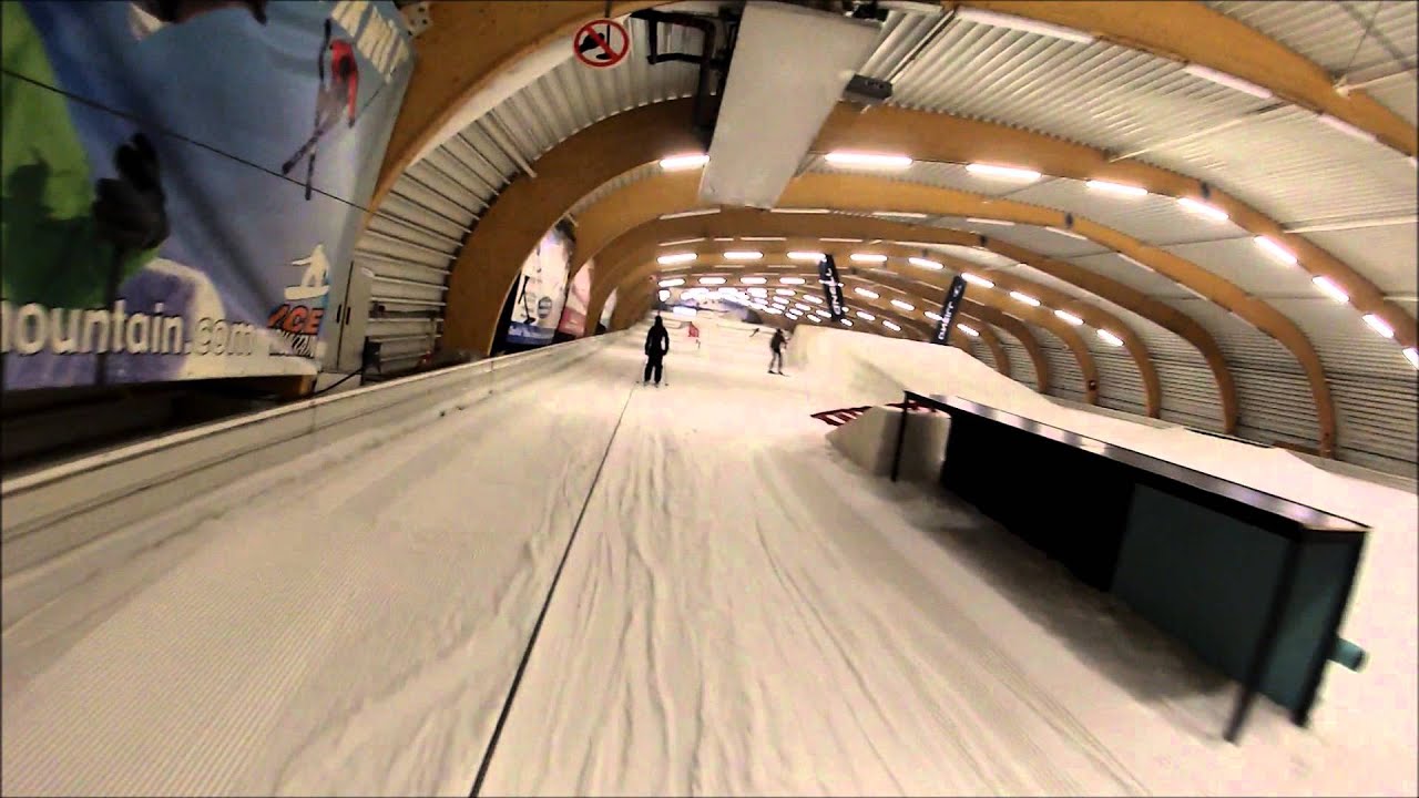 Ice Mountain Skiing in Belgium YouTube