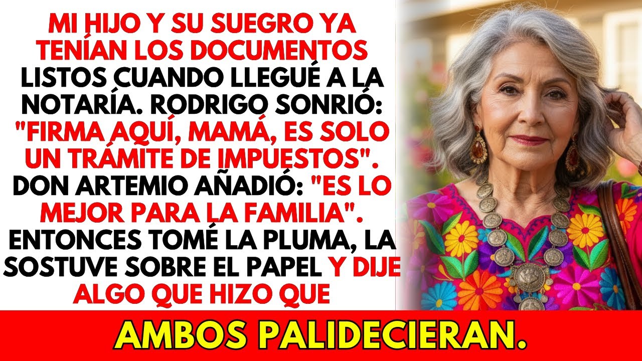 Mi hijo intentó ROBARME la casa en la notaría y esto es lo que pasó