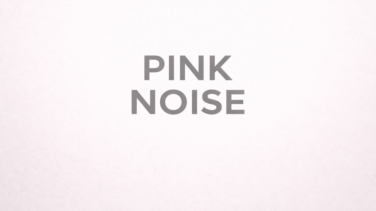 Pink Noise 8 Hours | Sleep, Study & Focus | Continuous Sound