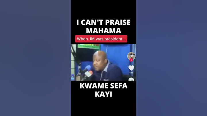 I CAN'T PRAISE MAHAMA- KWAME SEFA KAYI #SHORTS #YTSHORTS