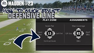 Madden 23 How to Quick Adjust | Defensive Line